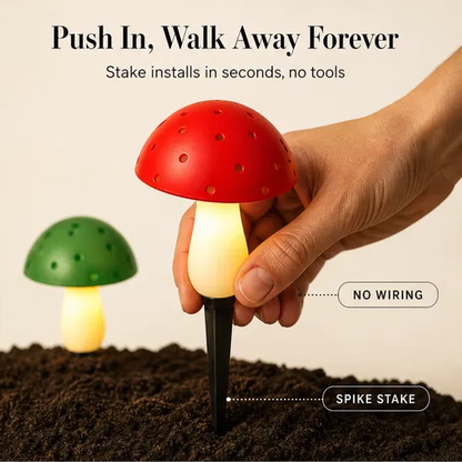 Mossglow™ – Solar-Powered Waterproof Mushroom Garden Lights + 50% OFF