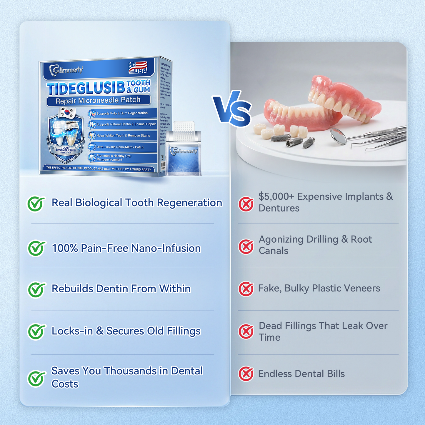 The AuraGlimmer Regeneration Patch — Advanced Tooth & Gum Repair + 50 % OFF