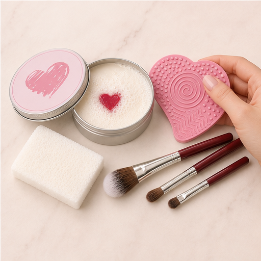 Sudora – Heart-Shaped Brush Cleansing Soap with Silicone Scrub Pad + 50% OFF