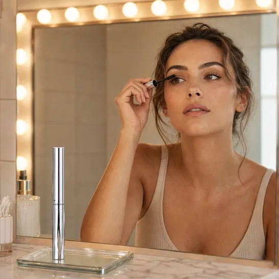 Lustrelle™ – Volumizing & Curling Long-Lasting Metallic Mascara + 1+1 FREE