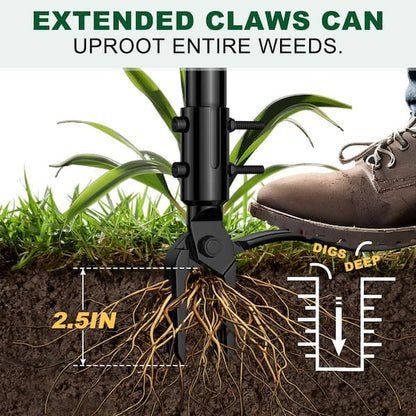 The AuraRoot Weed Puller — Effortless Weeding Without the Backache + 50% OFF