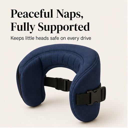 Lullport – Adjustable Travel Sleep Headrest Band for Planes, Trains & Road Trips + 50% OFF