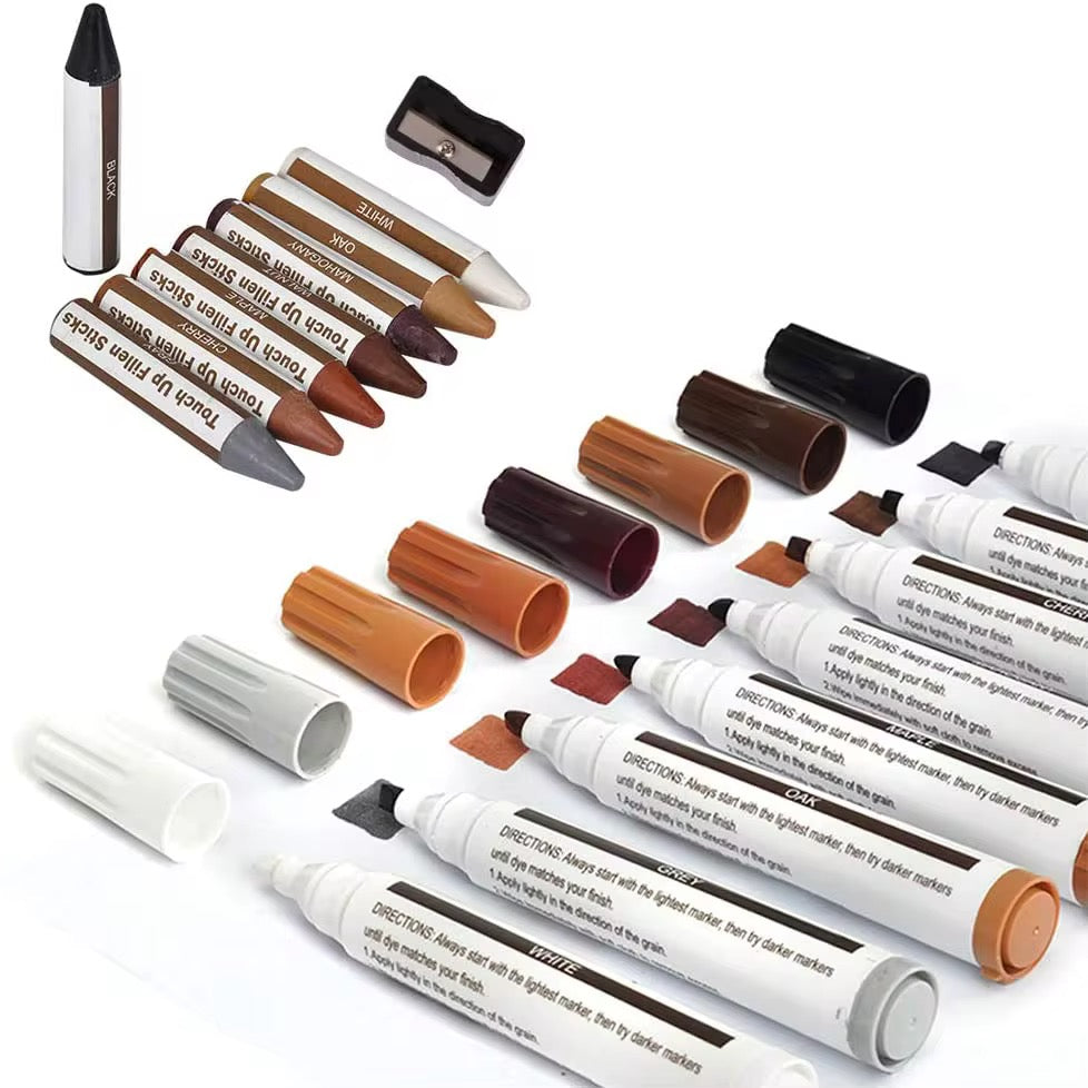 The AuraFix Furniture Kit – Wood Repair Marker Set for Instant Restoration + 50% OFF