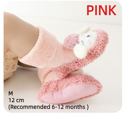 Baby Cartoon Plush Cotton Toddler Shoes – Keep Little Feet Warm, Safe & Adorable – 50% OFF