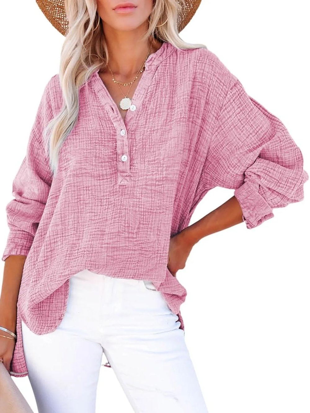 CloudWeave Effortless Chic Blouse + 50% OFF