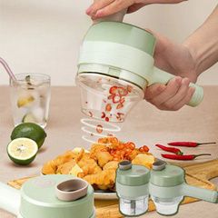 The KitchenFlow 4-in-1 Chopper - Electric Chopping, Slicing, and Grinding + 50% OFF