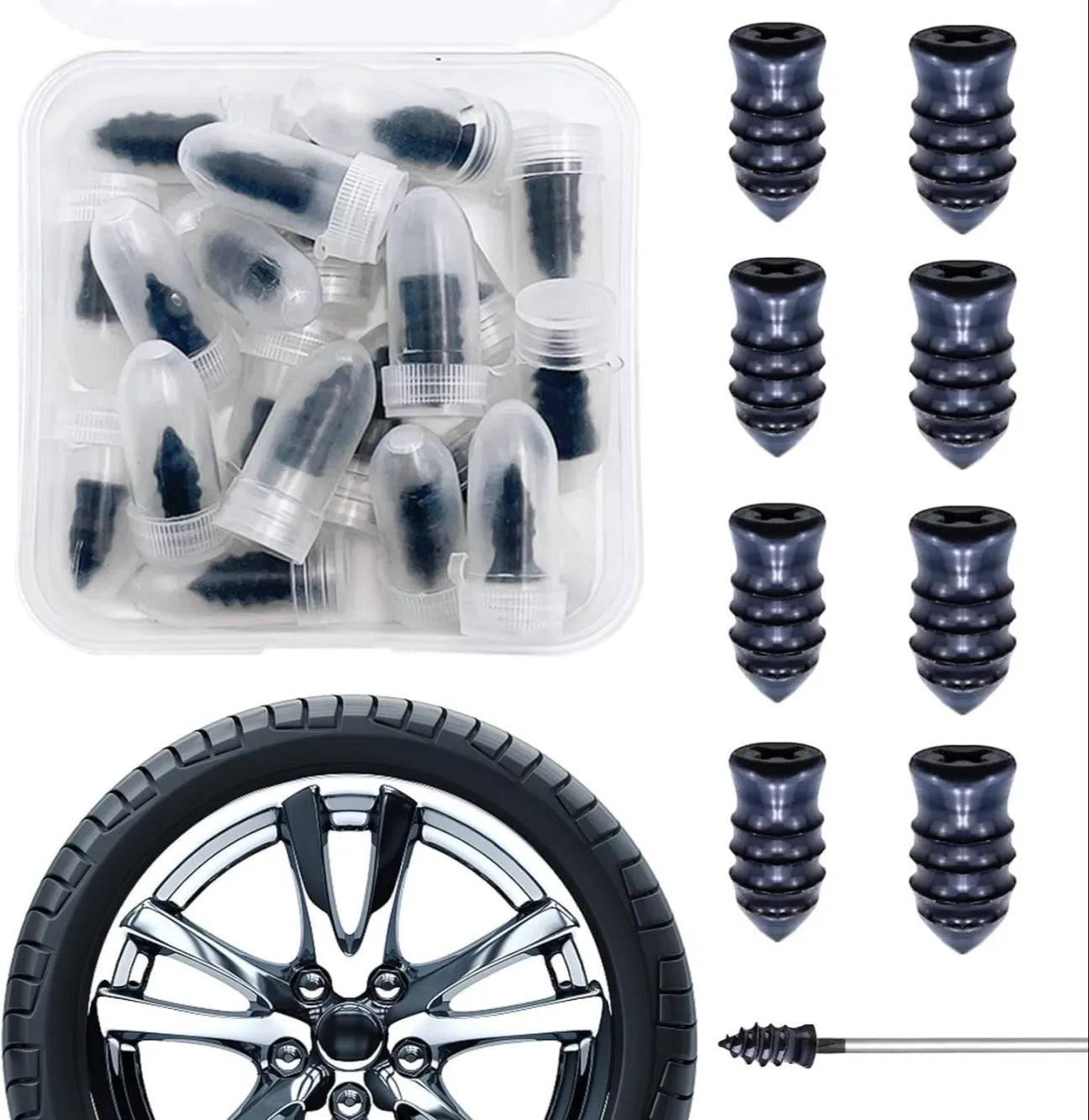 The AutoSeal Tire Plugs - Instant Puncture Repair, Zero Dismantling Required + 50% OFF