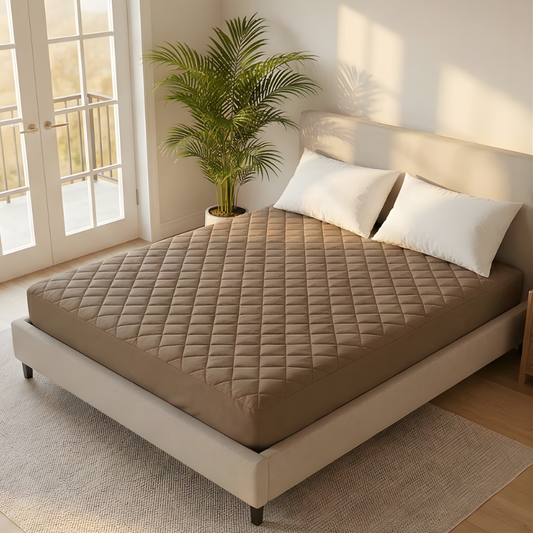 Cocoon™ – Quilted Waterproof Mattress Protector with Deep-Pocket Fit + 50% OFF