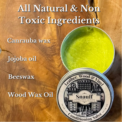The Detailer's Salve - Revive & Protect Your Leather & Wood +50% OFF