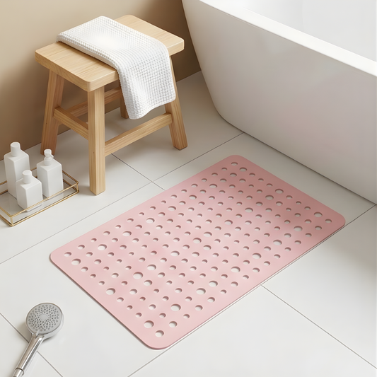 Gripstead™ – Non-Slip Shower Safety Mat with Suction Cups & Fast-Drain Design + 50% OFF