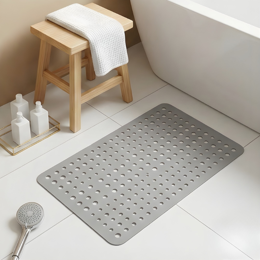 Gripstead™ – Non-Slip Shower Safety Mat with Suction Cups & Fast-Drain Design + 50% OFF