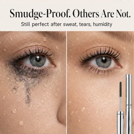 Lustrelle™ – Volumizing & Curling Long-Lasting Metallic Mascara + 1+1 FREE