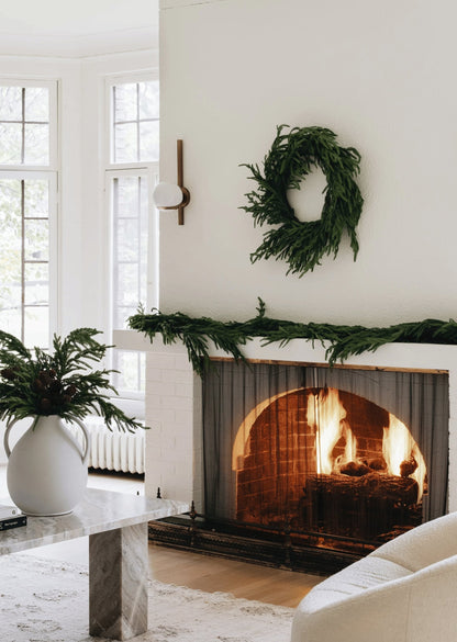 The Deluxe Norfolk Pine Garland - A Designer Look, Effortlessly + 50% OFF