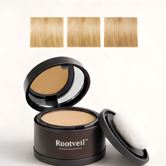 Rootveil™ – Instant Root Cover & Grey Touch-Up Powder with Built-In Mirror + 50% OFF