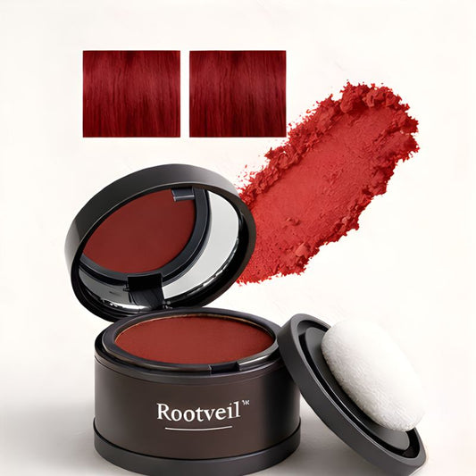 Rootveil™ – Instant Root Cover & Grey Touch-Up Powder with Built-In Mirror + 50% OFF