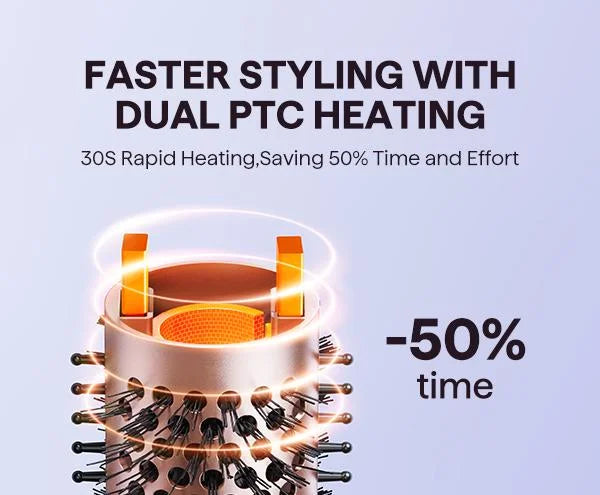 The AirFlow Thermal Brush - Salon Volume, Anywhere + 50% OFF