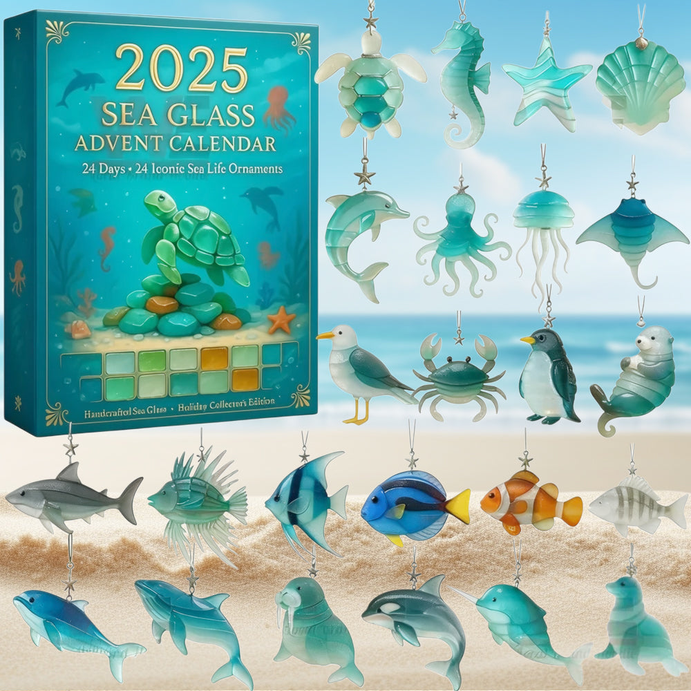 The SeaGlass Advent Calendar - 24 Days of Ocean Magic + 50% OFF