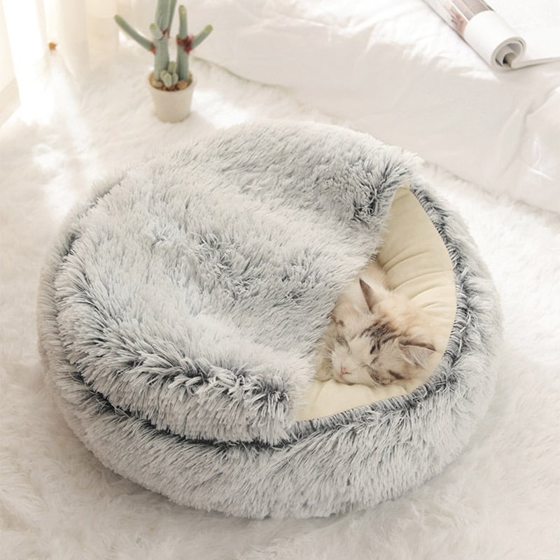 The CozyCave Pet Bed - Anxiety-Free, Cozy Sleep + 50% OFF