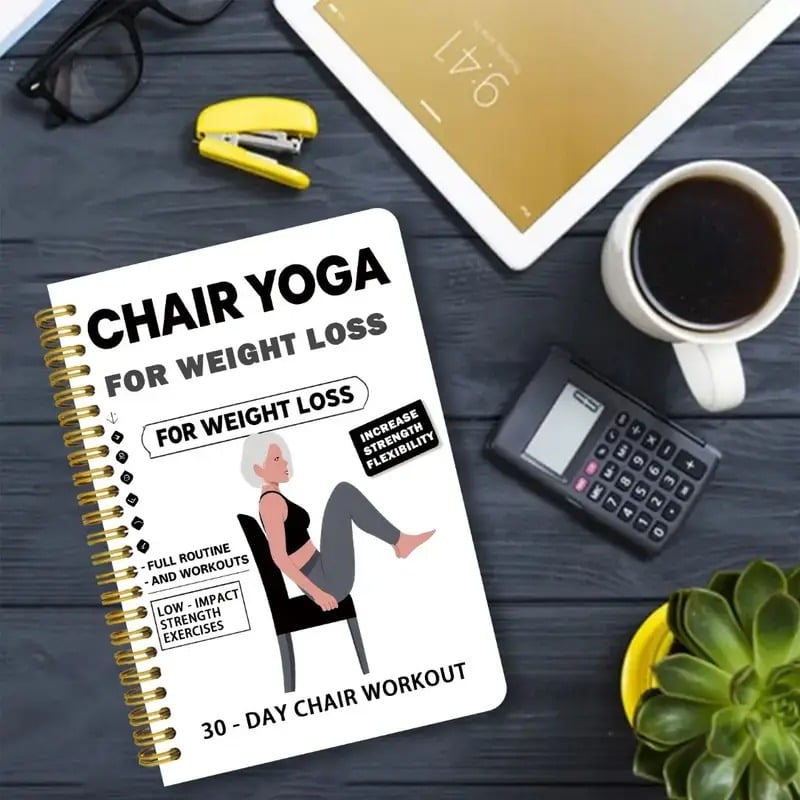 The 30-Day Chair Yoga Guide - Lose Weight From Your Seat + 50% OFF