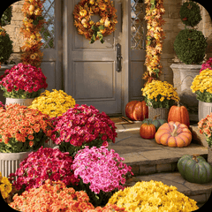AutumnGlow Mums - A Perfect Fall Porch, Guaranteed + 50% OFF