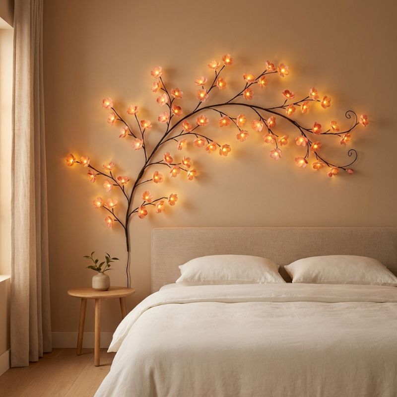Bloomdusk™ – Bendable Cherry Blossom Vine LED Wall Light + 50% OFF