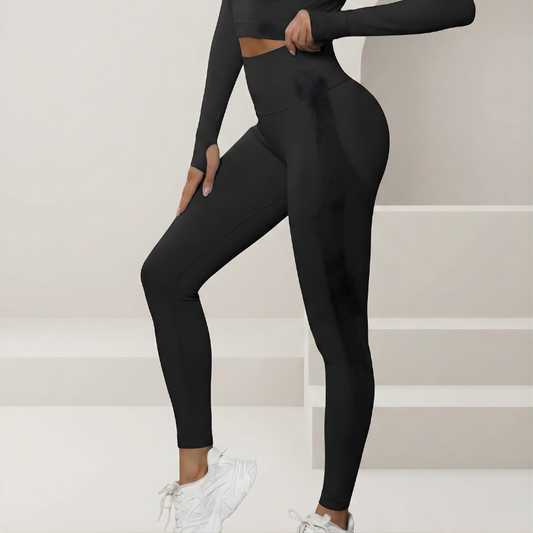 Sculvana™ – Seamless Scrunch High-Waisted Sculpting Leggings + 50% OFF