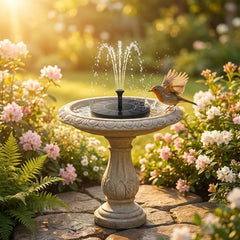 SunPerch™ – Solar Floating Fountain Pump for Bird Baths & Garden Ponds + 50% OFF