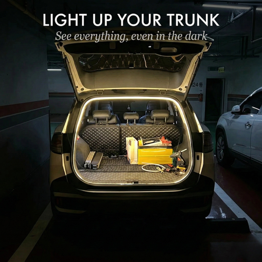 Bayvolt™ – Trimmable LED Strip for Car Trunk, IP65 Waterproof, Warm & Cool White + 50% OFF