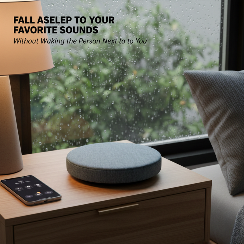 Hushelle™ – Ultra-Thin Bluetooth Under-Pillow Sleep Speaker + 50% OFF