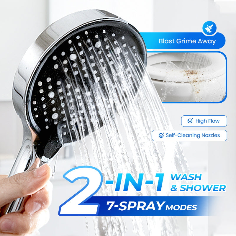 The PowerRain Shower Head - A High-Pressure Spa, at Home + 50% OFF