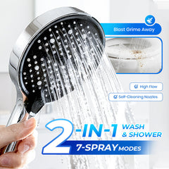 The PowerRain Shower Head - A High-Pressure Spa, at Home + 50% OFF