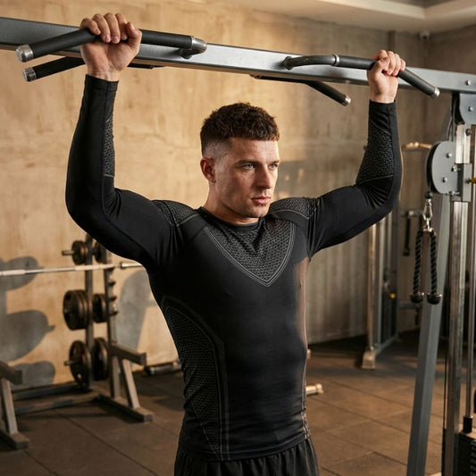 Tensile™ – Honeycomb Compression Long Sleeve Workout Shirt for Men + 50% OFF