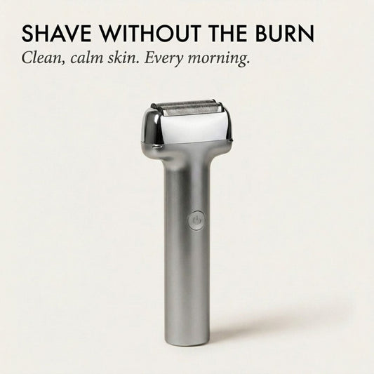 Temper™ – Wide Foil, Tilt Head & IPX6 Rechargeable Electric Shaver for Men + 50% OFF