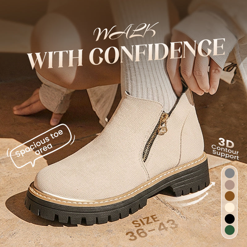 The Effortless Zip Boot - Stylish, Water-Resistant, and Anti-Slip +  50% OFF
