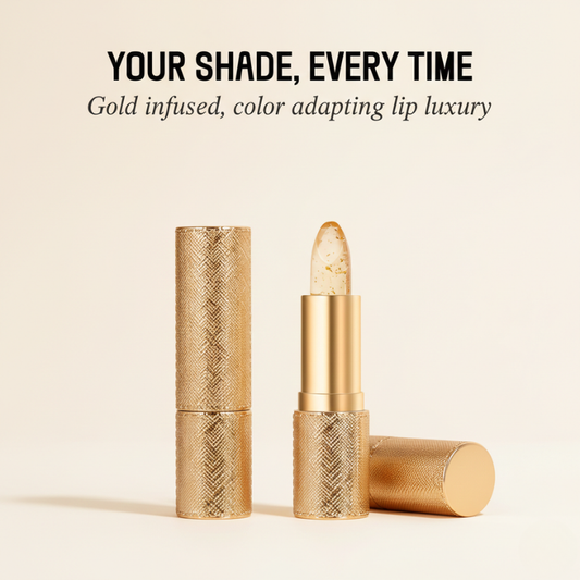 Aurebloom™ – 24K Gold Infused Color-Changing Lipstick | Transferproof & Moisturizing - 1+1 FREE