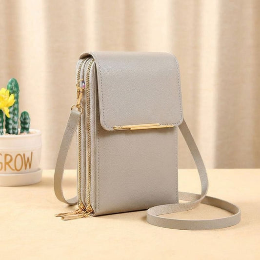 Roamwell™ – Touchscreen Window, RFID-Safe, 2-in-1 Crossbody Phone Bag for Women + 50% OFF