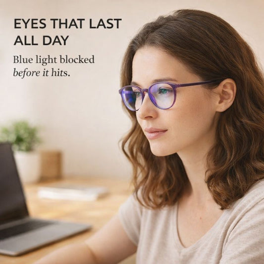 Lucent™ – Lightweight Blue Light Blocking Glasses with UV & Anti-Glare Lenses + 50% OFF
