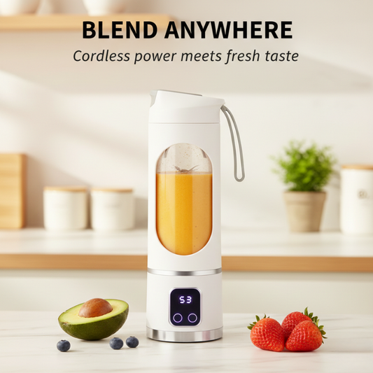 Sipcraft™ – Portable USB Rechargeable Blender with Digital Display (450ml) + 50% OFF