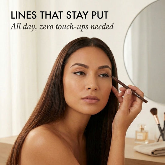 Tracéa™ – Waterproof Gel Eyeliner Pencil | Smudge-Proof, All-Day Wear + 1+1 FREE