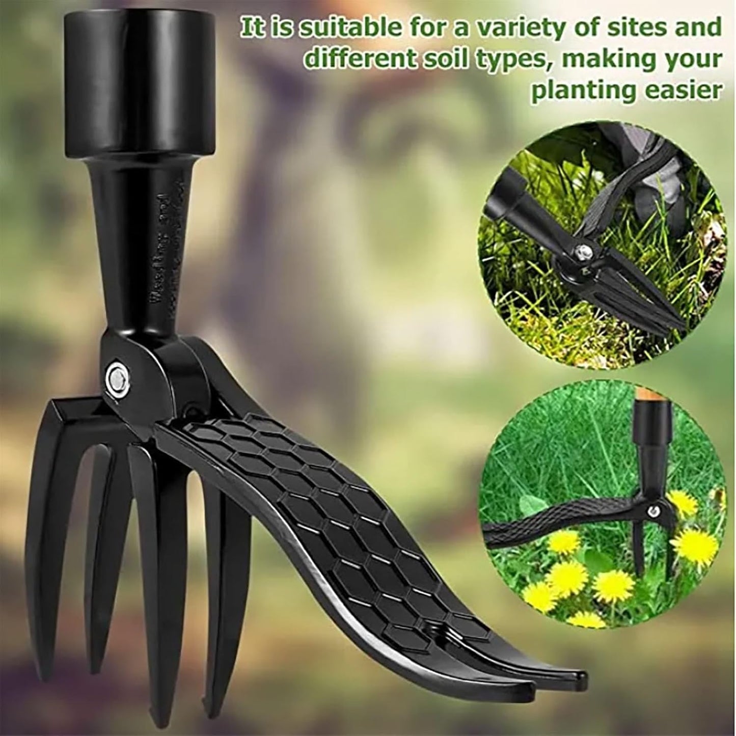 The AuraRoot Weed Puller — Effortless Weeding Without the Backache + 50% OFF