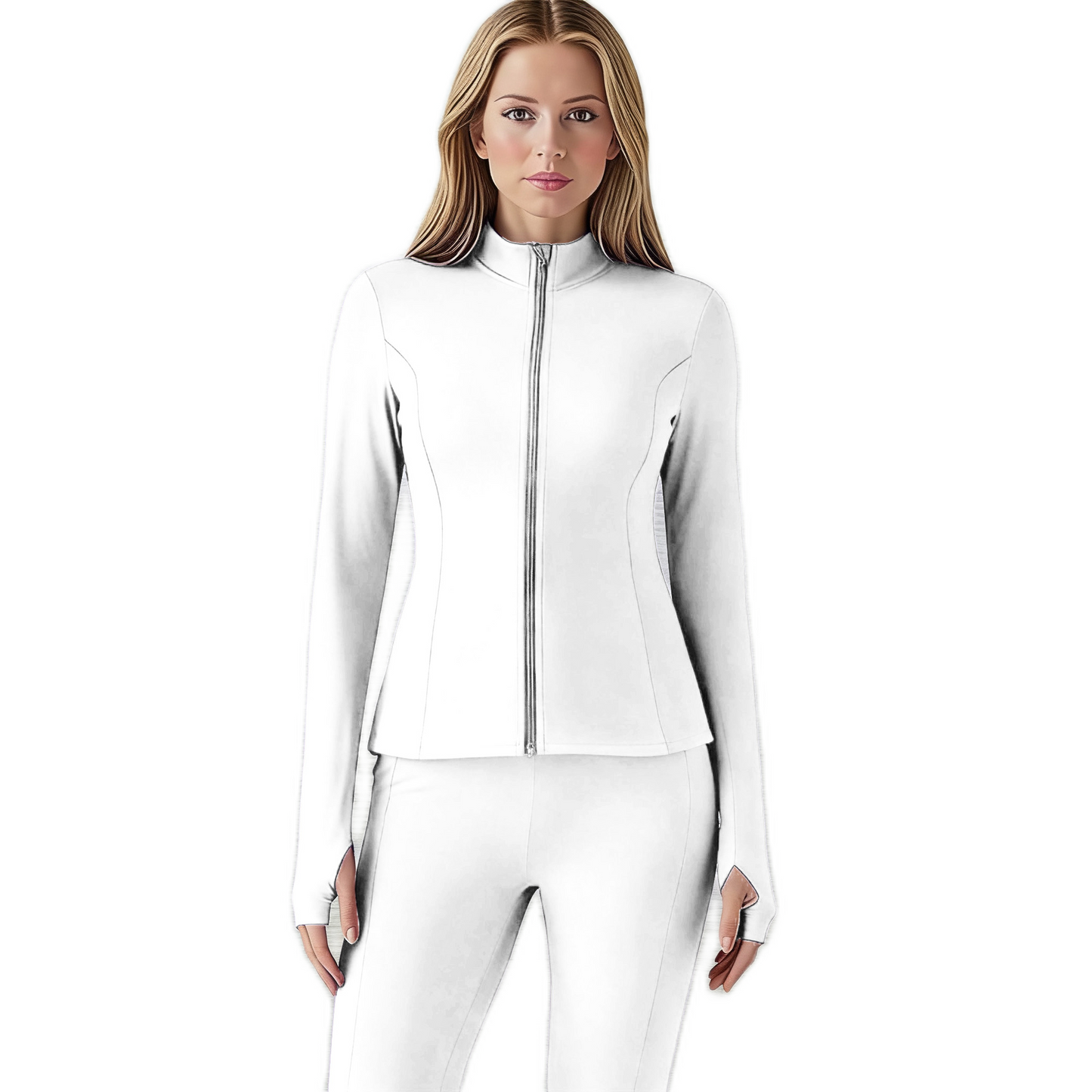 The FlexSculpt Workout Jacket - Lightweight Pleats for a Sculpted Fit + 50% OFF