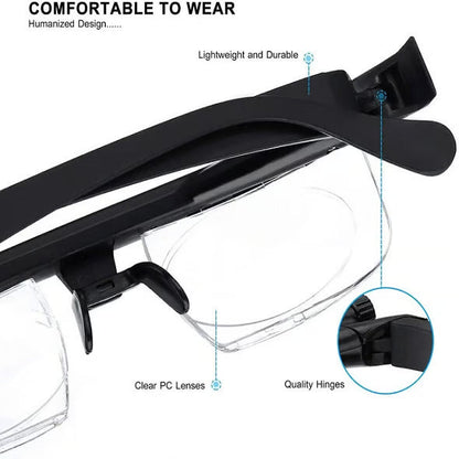 The VisionDial - The Only Pair of Glasses You'll Ever Need - 50% OFF