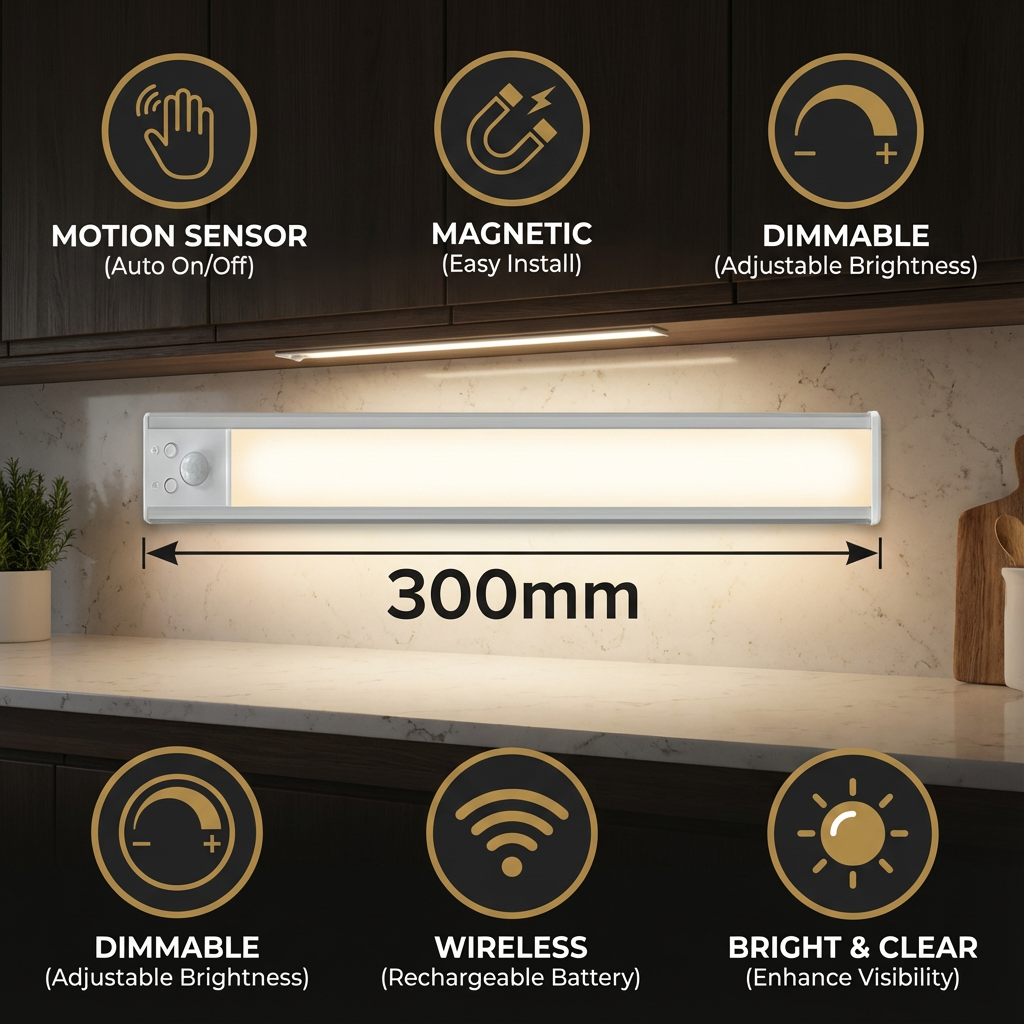 The AuraGlow Motion Beam — Intelligent Wireless Lighting + 50% OFF