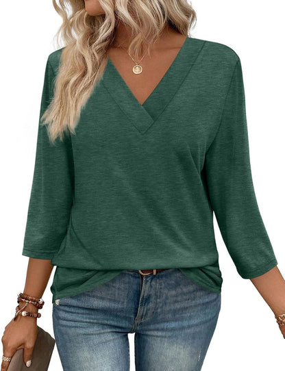 The Essential V-Neck Top - The Foundation of Every Outfit + 50% OFF