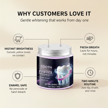 Violight™ – Purple Color-Correcting Whitening Tooth Powder + 50% OFF