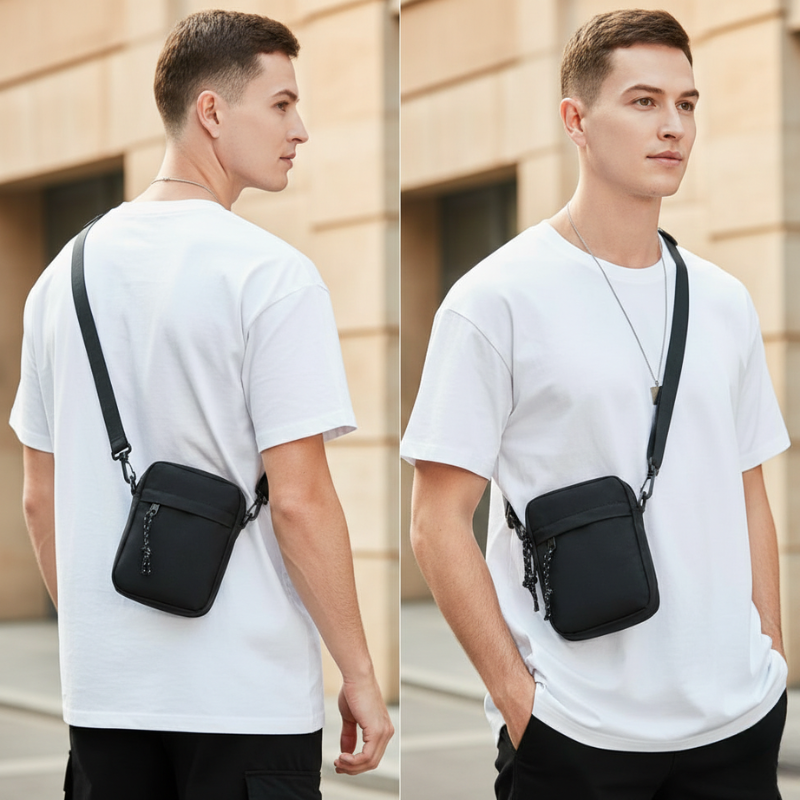 Slatepack™ – 4-Pocket Compact Crossbody Bag for Men + 50% OFF