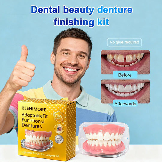 The AdaptableFit Dentures - Custom Fit, Functional, and Natural Look + 50% OFF