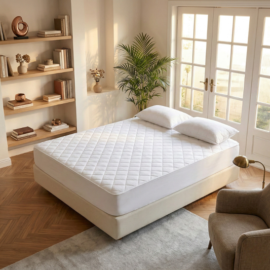 Cocoon™ – Quilted Waterproof Mattress Protector with Deep-Pocket Fit + 50% OFF
