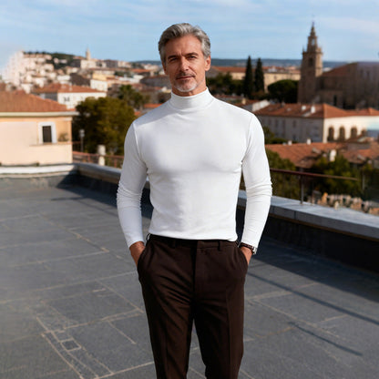 The ThermoForm Mock-Neck Tee - Slim Fit, High Comfort + LAST DAY 50% OFF