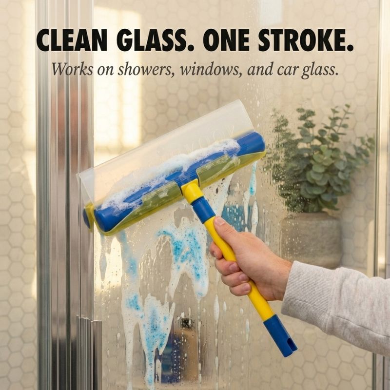 Clarepane™ – 3-in-1 Streak-Free Window Squeegee & Cleaning Set + 50% OFF